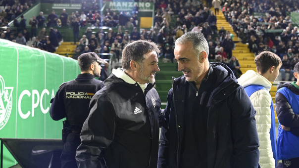 Pablo López, entrenador del Racing de Ferrol: "Ponernos segundos es un refuerzo muy grande para el equipo"